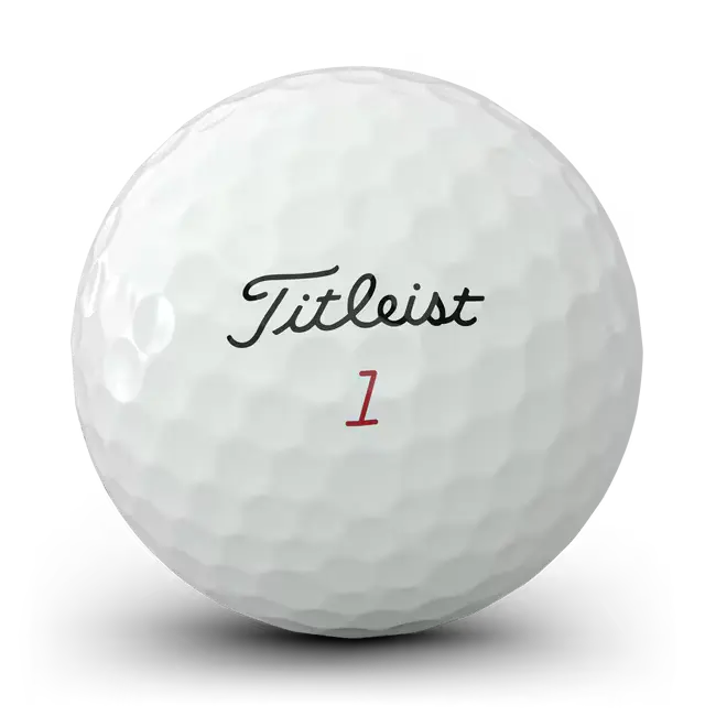 Titleist 26' Pro V1x Left Dash AIM Enhanced Alignment Golf Balls - Dozen