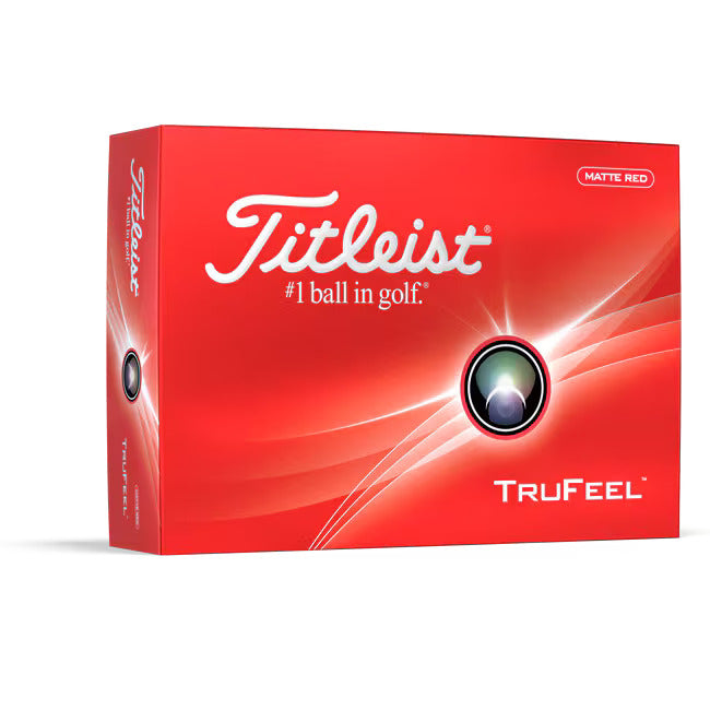 Titleist TruFeel Matte Red '24 Dozen