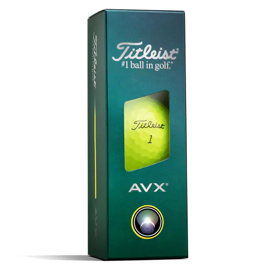 Titleist 26' AVX Yellow Golf Balls - Sleeve