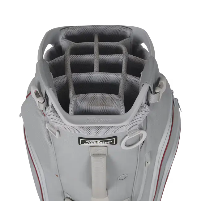 Titleist 26' Hybrid 14 Stand Bag - Gray/Crimson/White