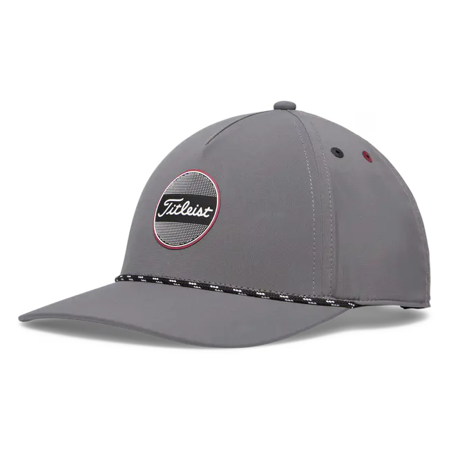 Titleist Boardwalk Rope Cap - Charcoal/Crimson