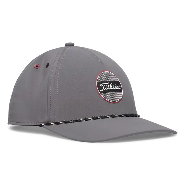 Titleist Boardwalk Rope Cap - Charcoal/Crimson