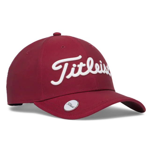 Titleist Players Performance Ball Marker Cap - Crimson/White