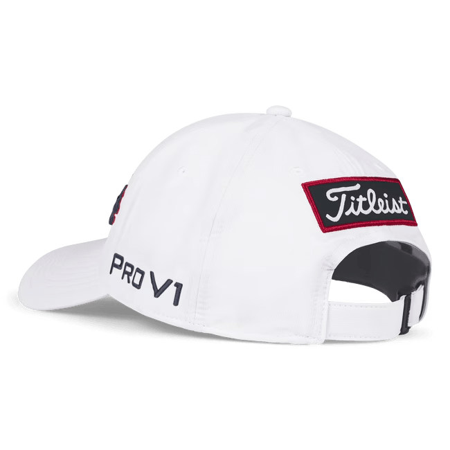 Titleist 2025 Tour Performance Cap - White/Navy/Red