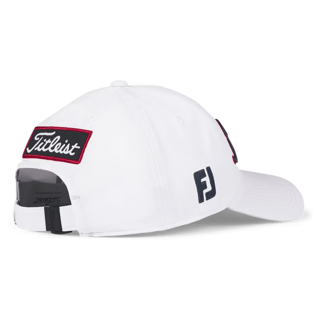 Titleist 2025 Tour Performance Cap - White/Navy/Red