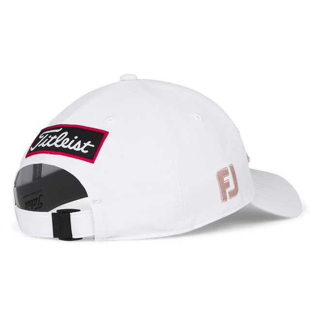Titleist 2025 Tour Performance Cap - White/Soft Pink/Marble