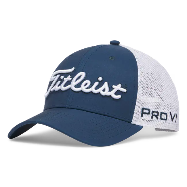 Titleist Tour Performance Mesh Hat - Monterey/White
