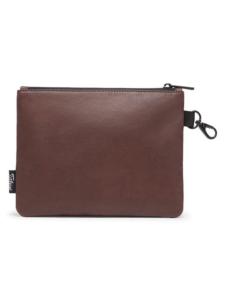 Titleist Birth Place Of Golf Zipper Pouch - Noble Brown