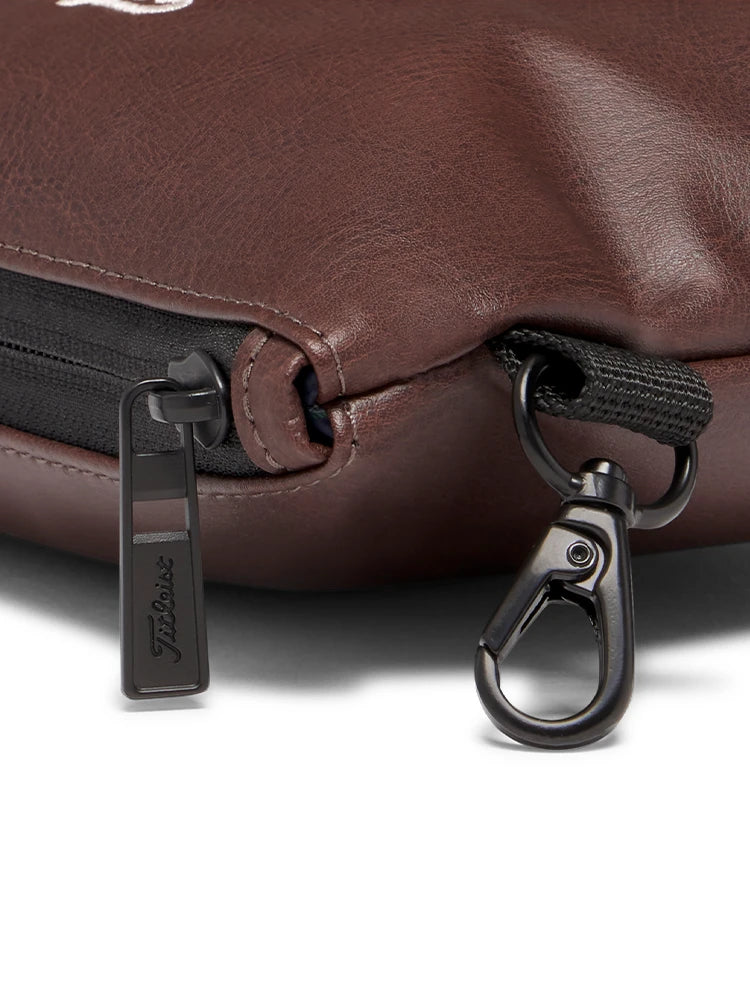 Titleist Birth Place Of Golf Zipper Pouch - Noble Brown