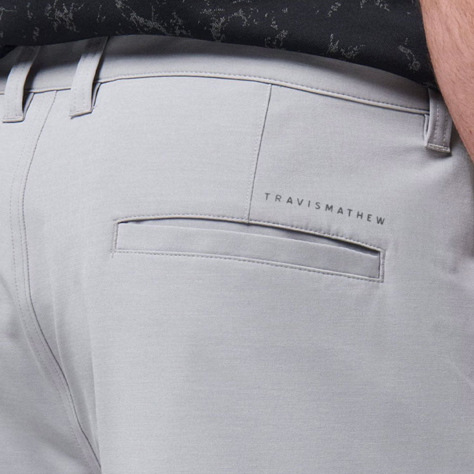 TravisMathew Tech Chino Shorts - Heather Sleet