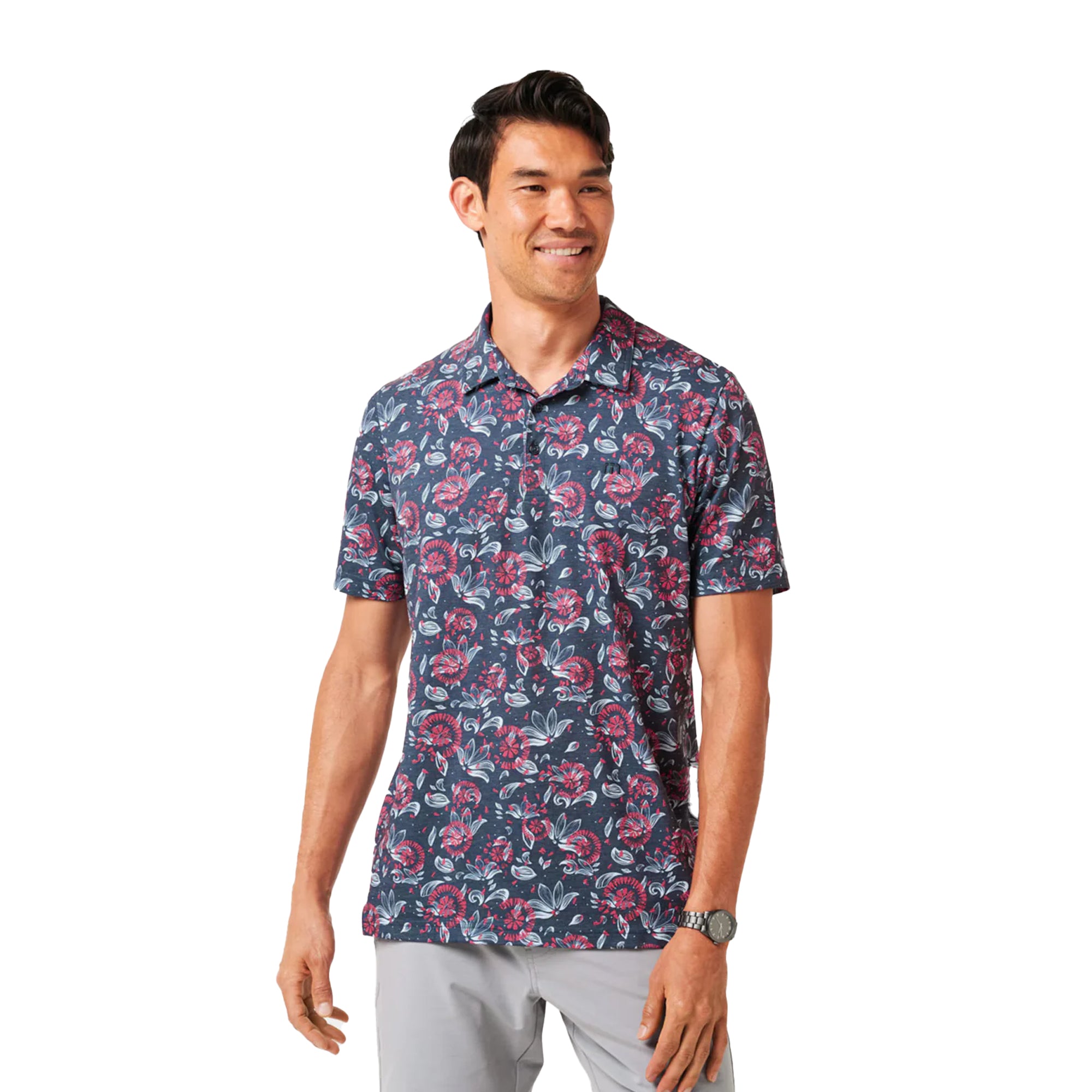 TravisMathew Featherweight Polo - Flourish