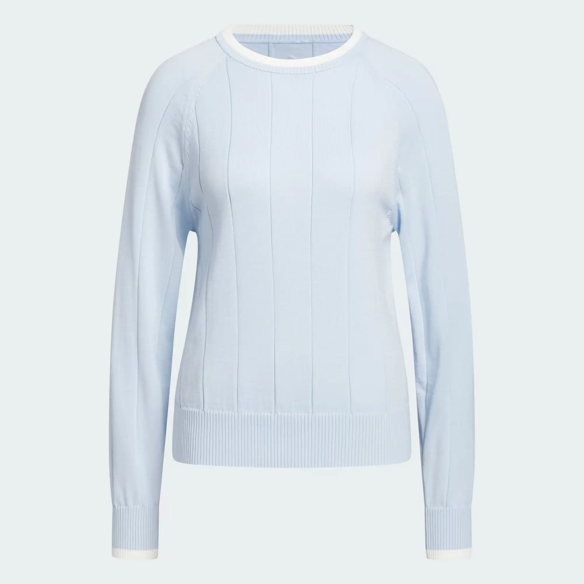 Adidas Women's Ultimate365+ Knit Crew Sweater - Crystal Sky