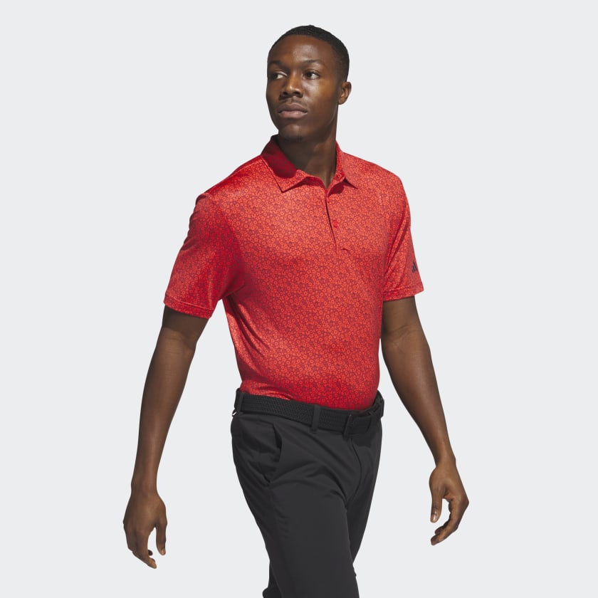 Adidas Ultimate365 Allover Print Golf Polo Golf HQ