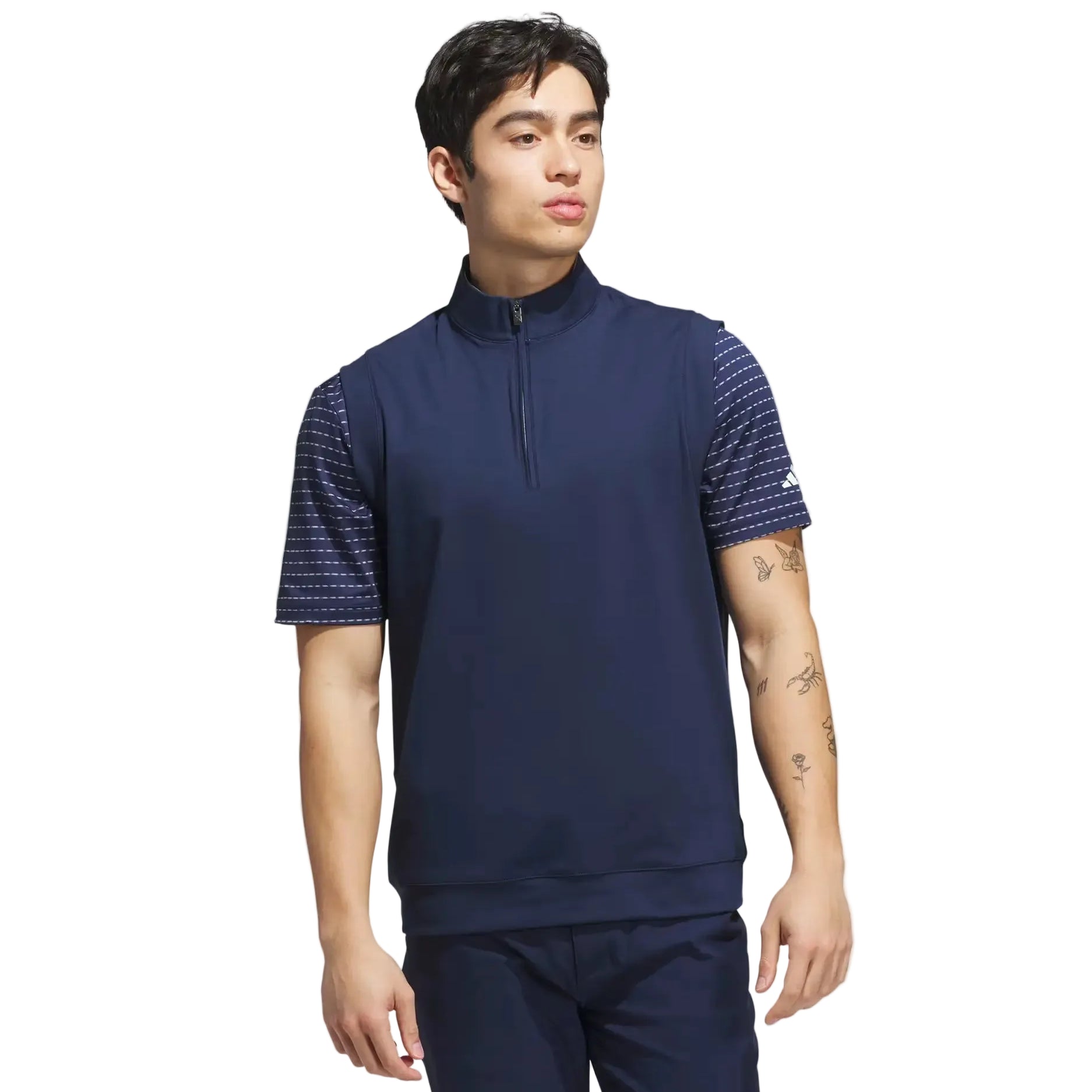 Adidas Ultimate365 Classic Quarter-Zip Vest - Navy
