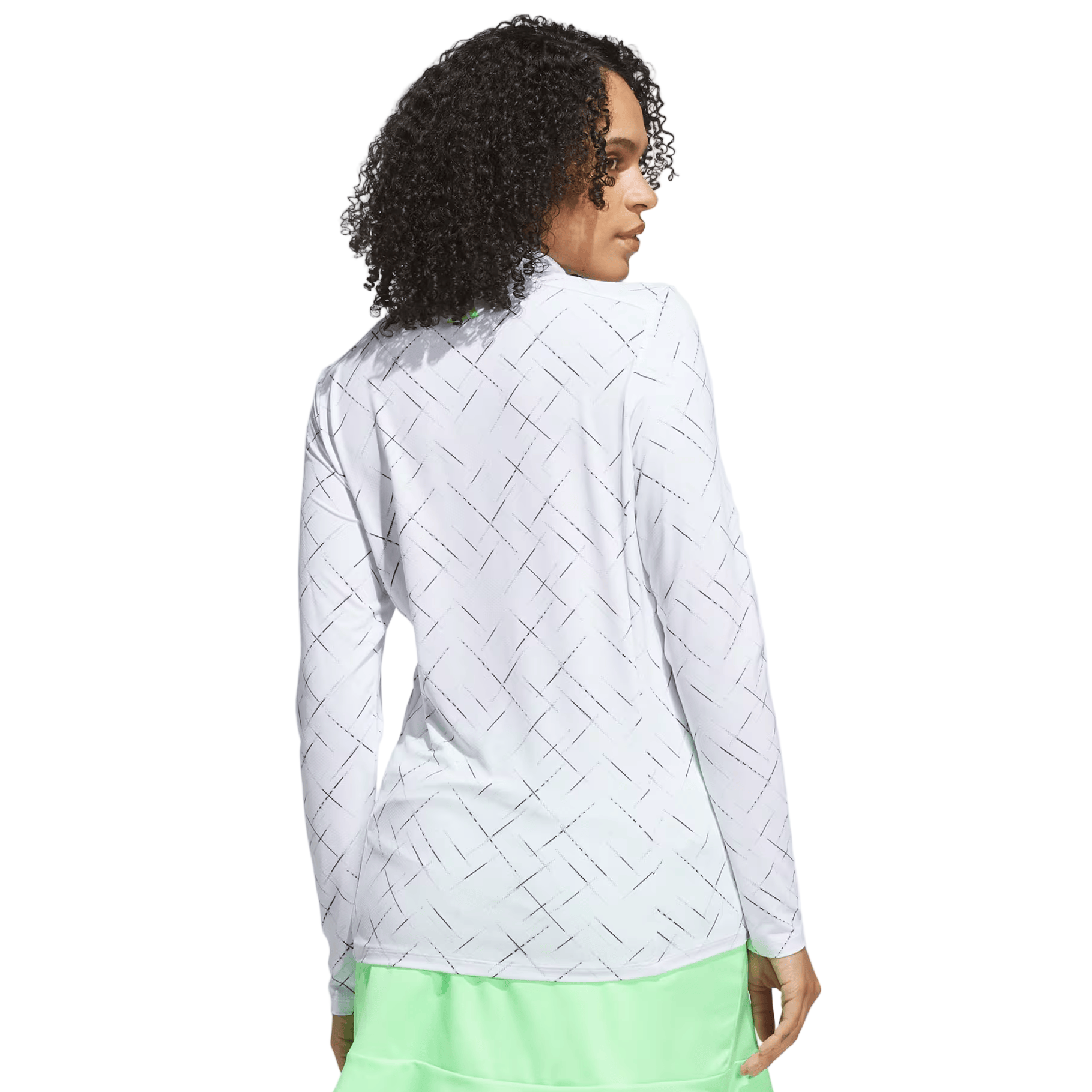 Adidas Ultimate365 Printed Quarter Zip Mock