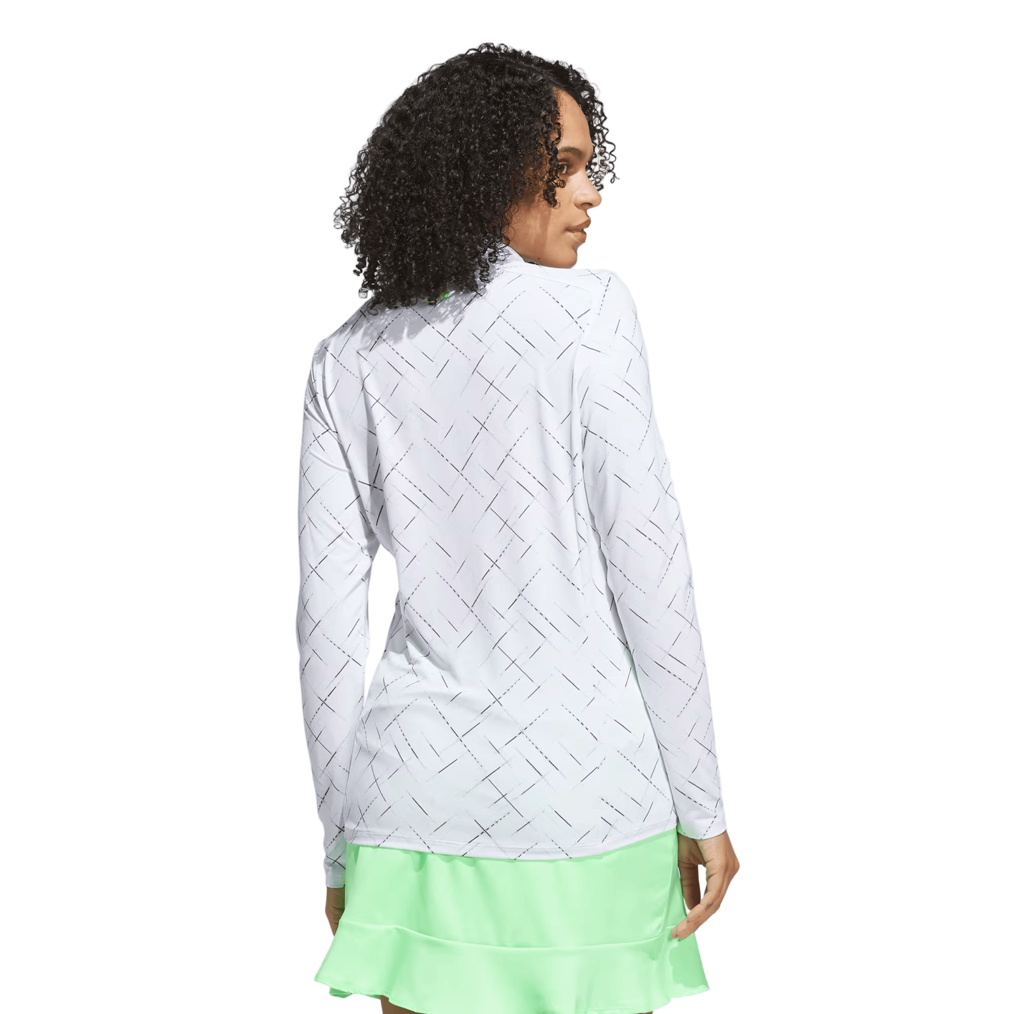 Adidas Ultimate365 Printed Quarter Zip Mock