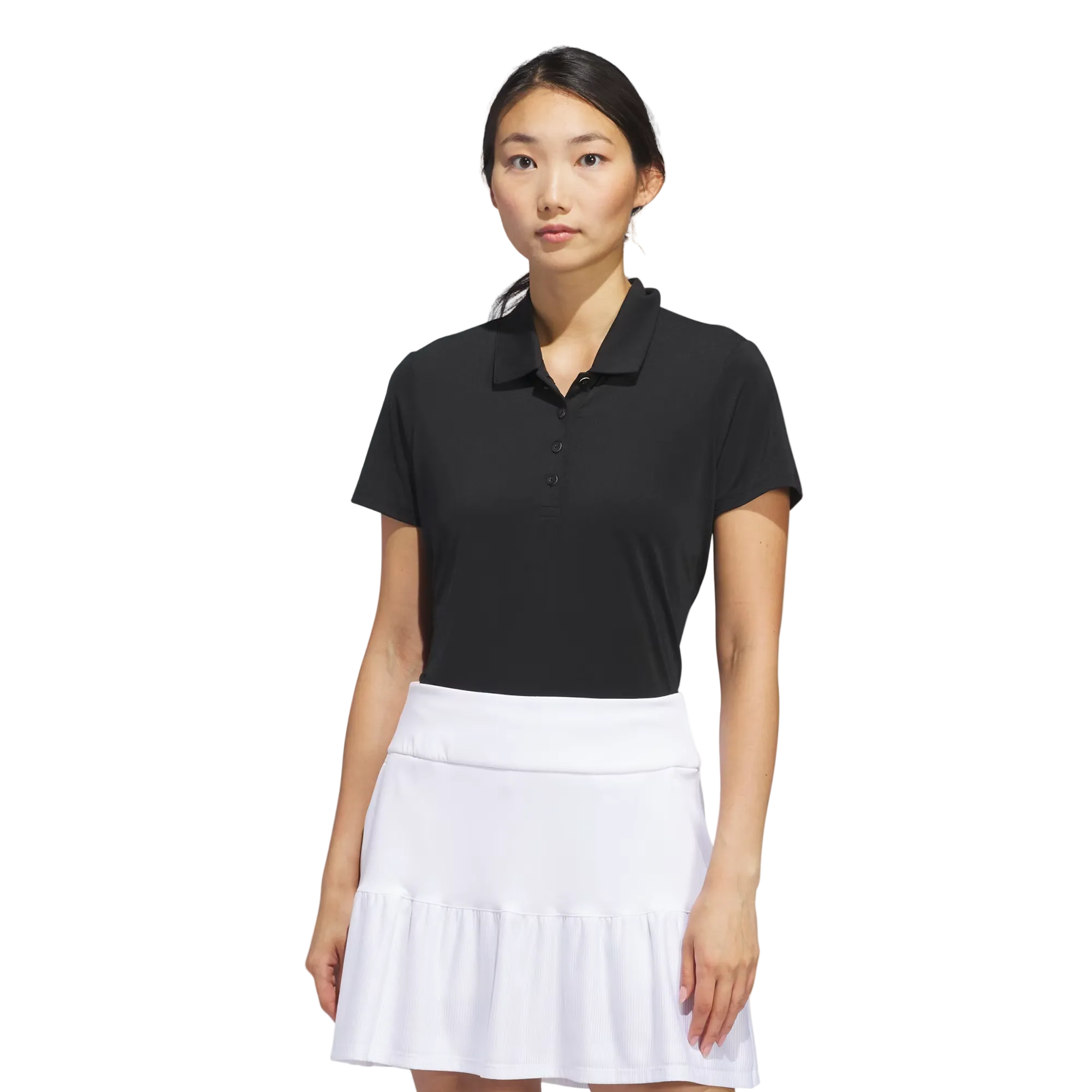 Adidas Ladies Ultimate365 Solid Polo - Black