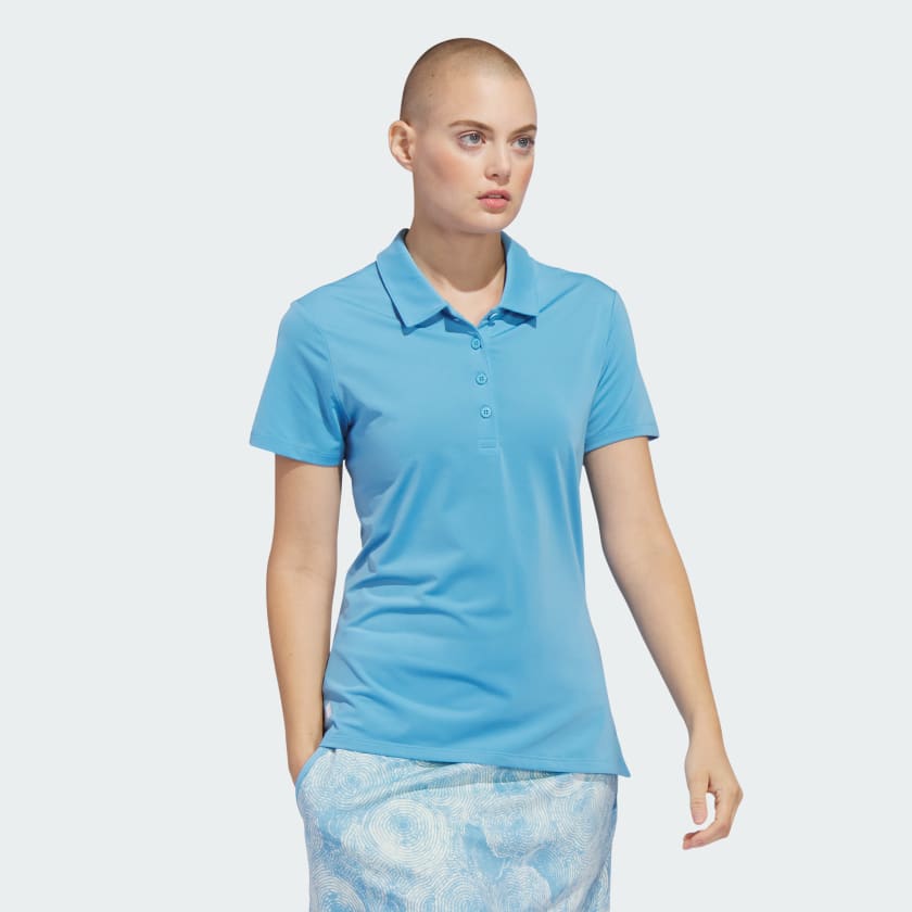 Adidas Women's Ultimate365 Solid Short Sleeve Polo Shirt