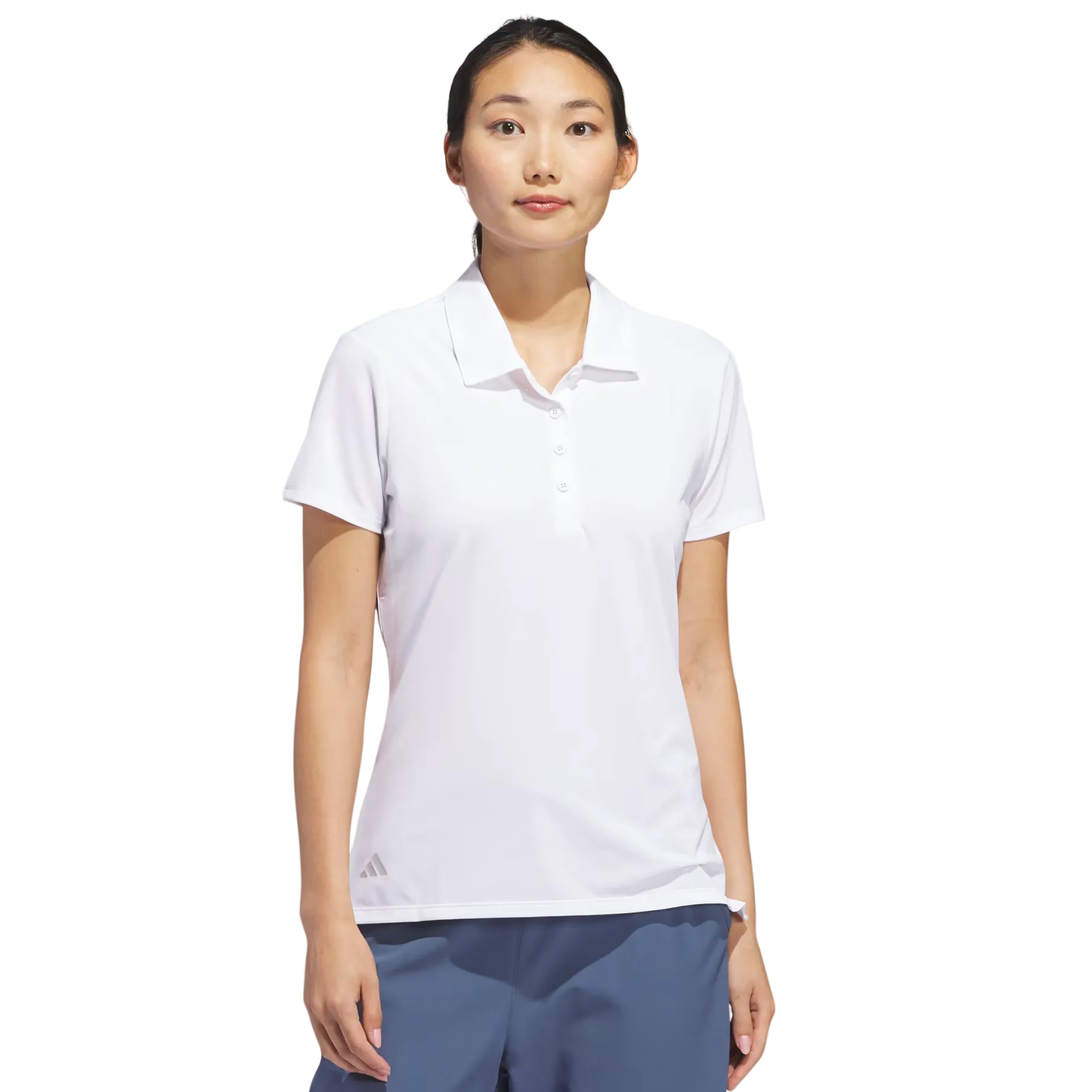Adidas Ladies Ultimate365 Solid Polo - White