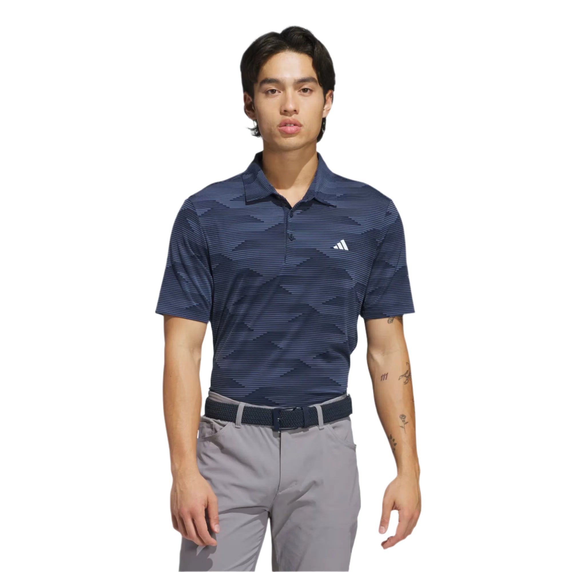 Adidas Mens Ultimate365 Speed Stripe Polo Shirt