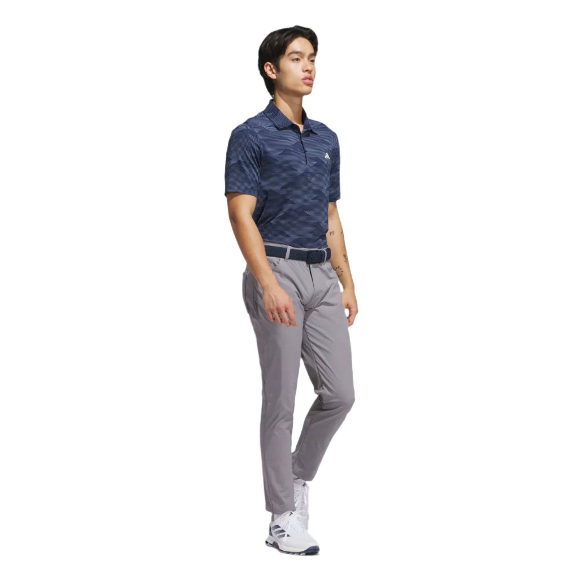 Adidas Mens Ultimate365 Speed Stripe Polo Shirt