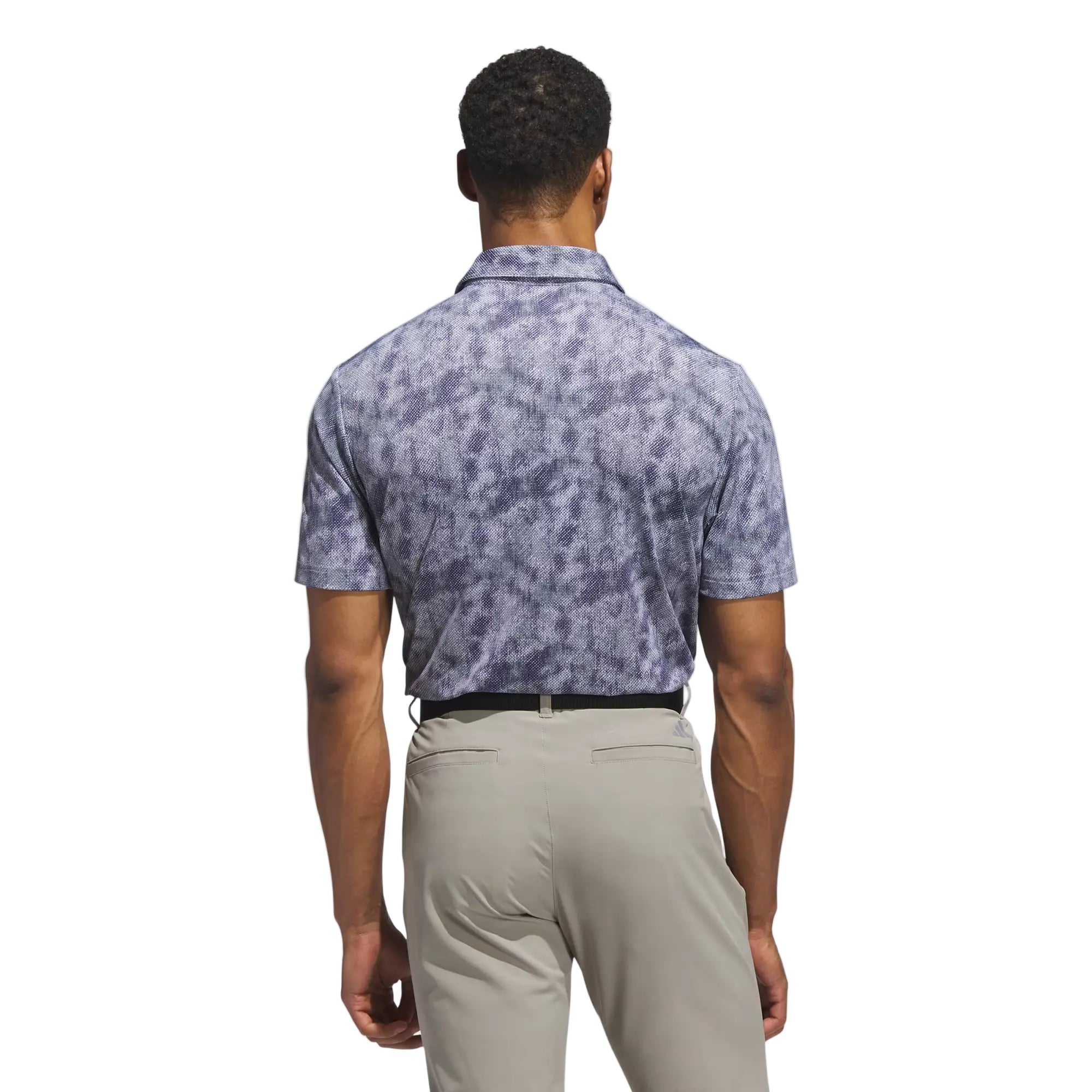 Adidas Ultimate365 Textured Print Polo Shirt