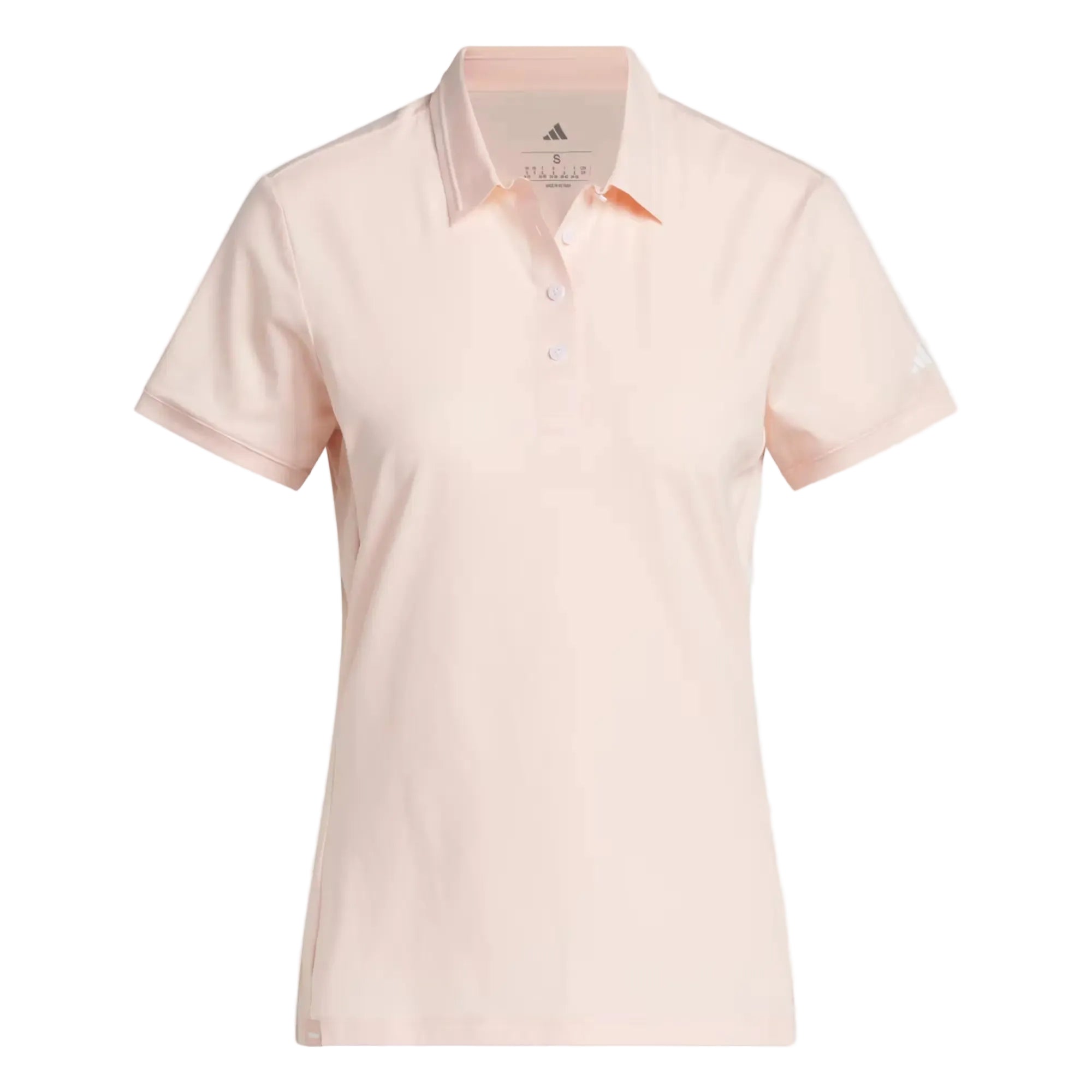 Adidas Ladies Ultimate365 Tour Twistknit Polo - Blush Pink