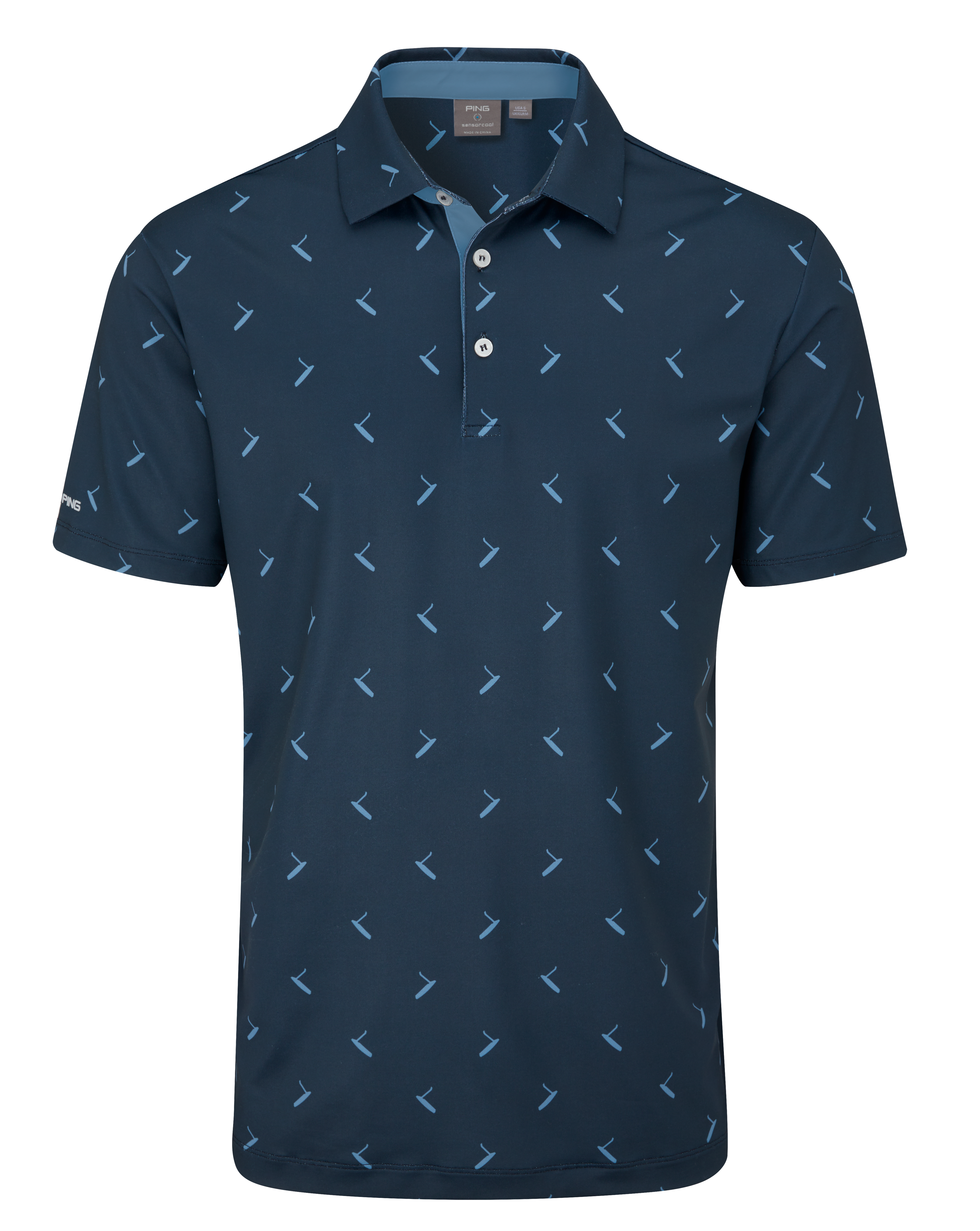 Ping Gold Putter Printed Polo