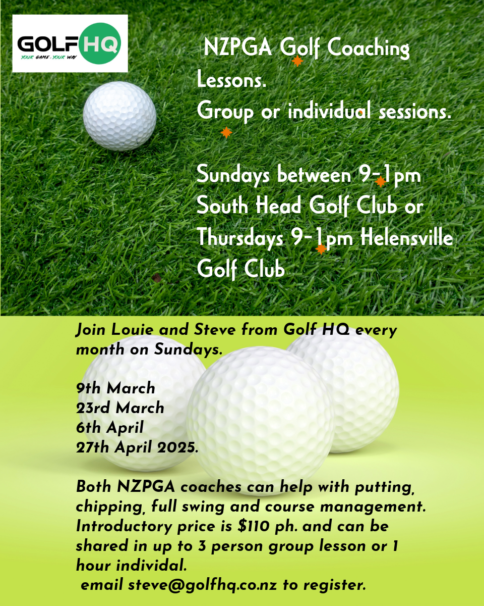 Coaching for South Head Golf Members