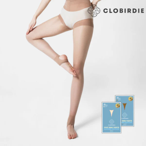 Clobirdie Womens`s Golf Stockings UV Protection 15 Denier Cool Bottom Hem Stockings