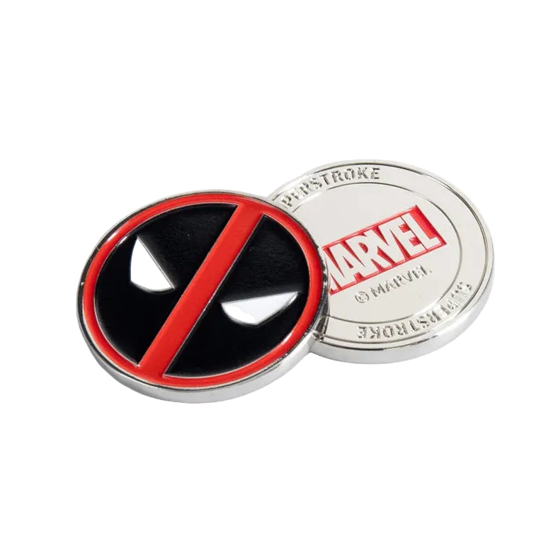 marvel deadpool golf ball marker