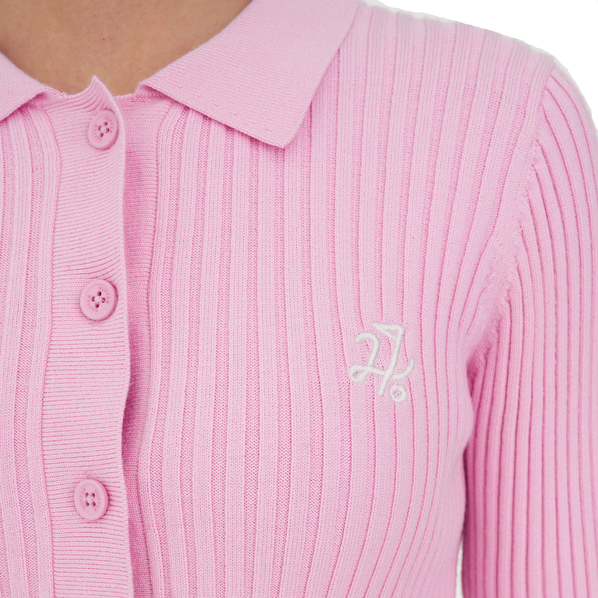 womens golf pullover in pink