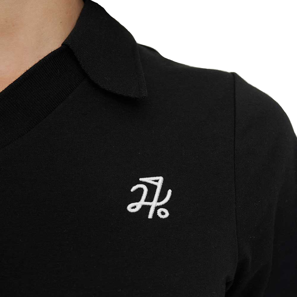 Huffer Womens Tech Birdie SS Polo - Black