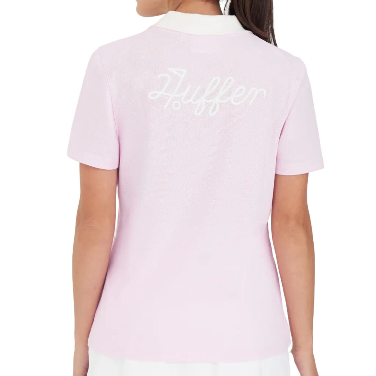 womens golf polo in pink
