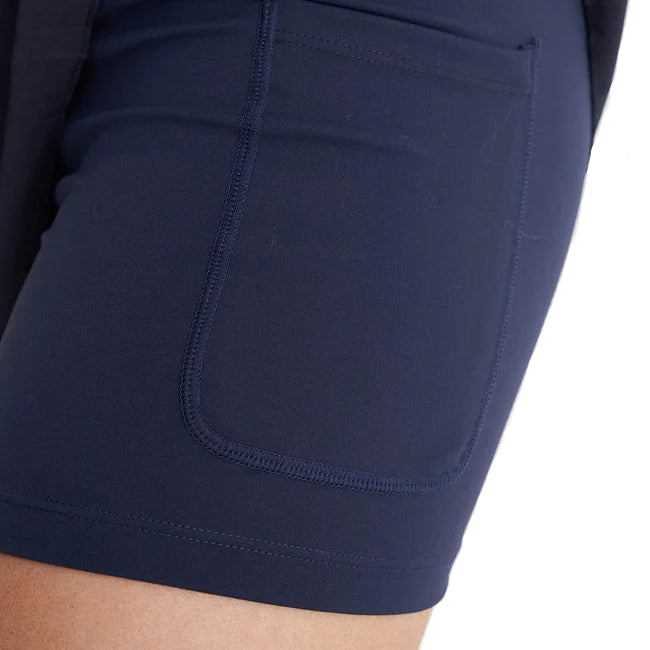 Huffer Golf Ladies Birdie Pleated Golf Skort - Navy