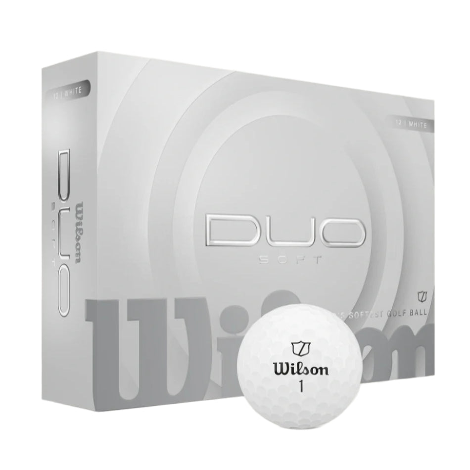 Wilson Duo Soft 2025 White Dozen