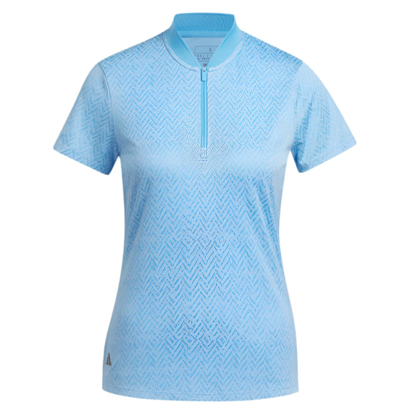 Adidas Women's Ultimate365 Jacquard Polo Shirt Golf HQ