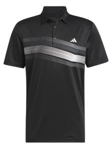 Adidas Core Chest Stripe Polo Shirt - Black