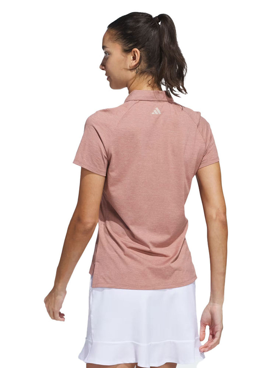 Adidas Ultimate365 Solid Short Sleeve Polo Shirt - Warm Clay