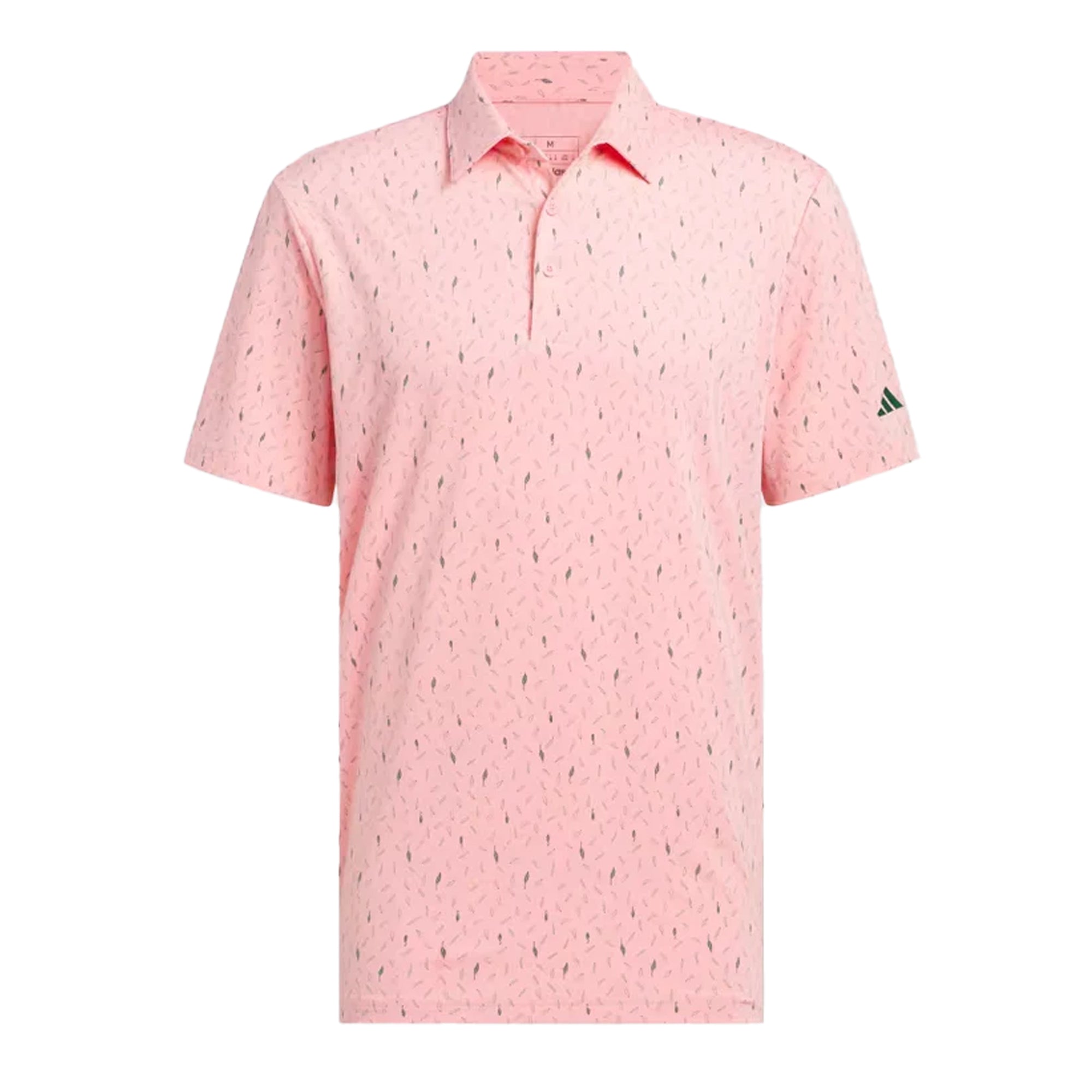 Adidas Ultimate365 All Over Print Polo Shirt - Semi Pink Spark