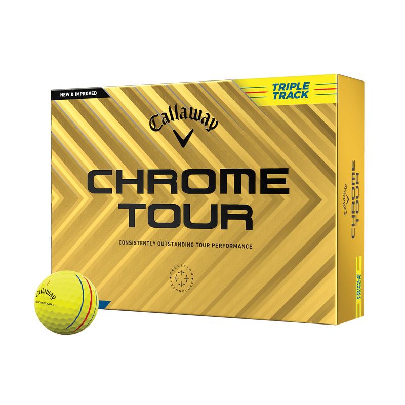 Callaway Chrome Tour Triple Track Yellow Dozen