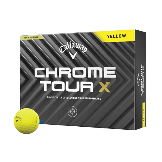 Callaway Chrome Tour  X Yellow Dozen