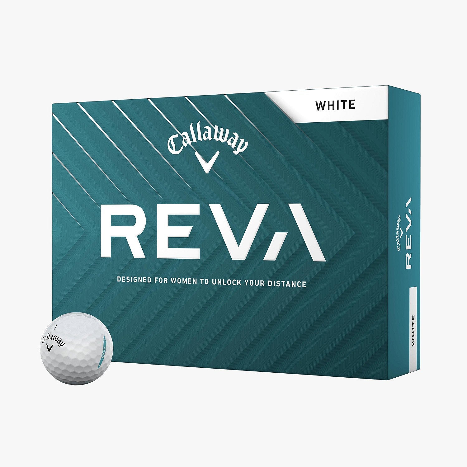 Callaway 25 REVA Golf Balls - White