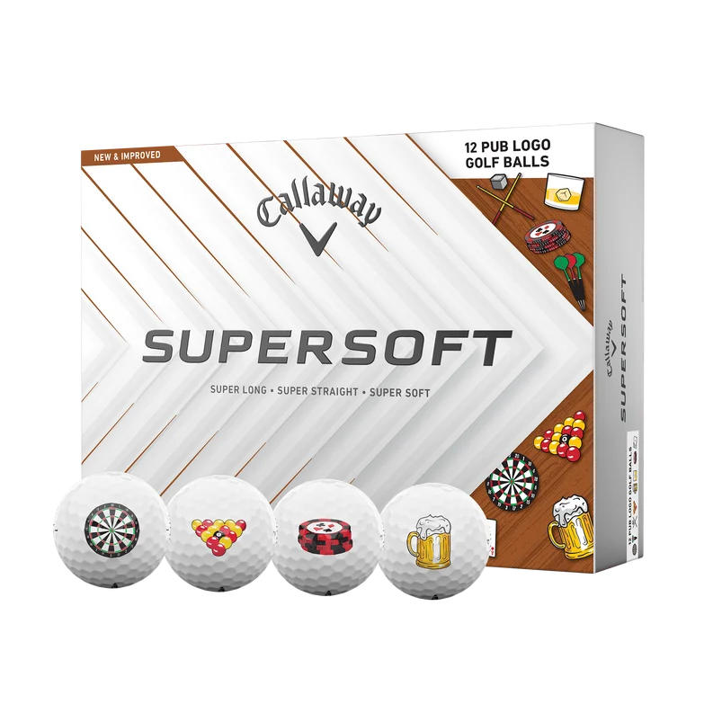 callaway supersoft limited edition pub golf balls