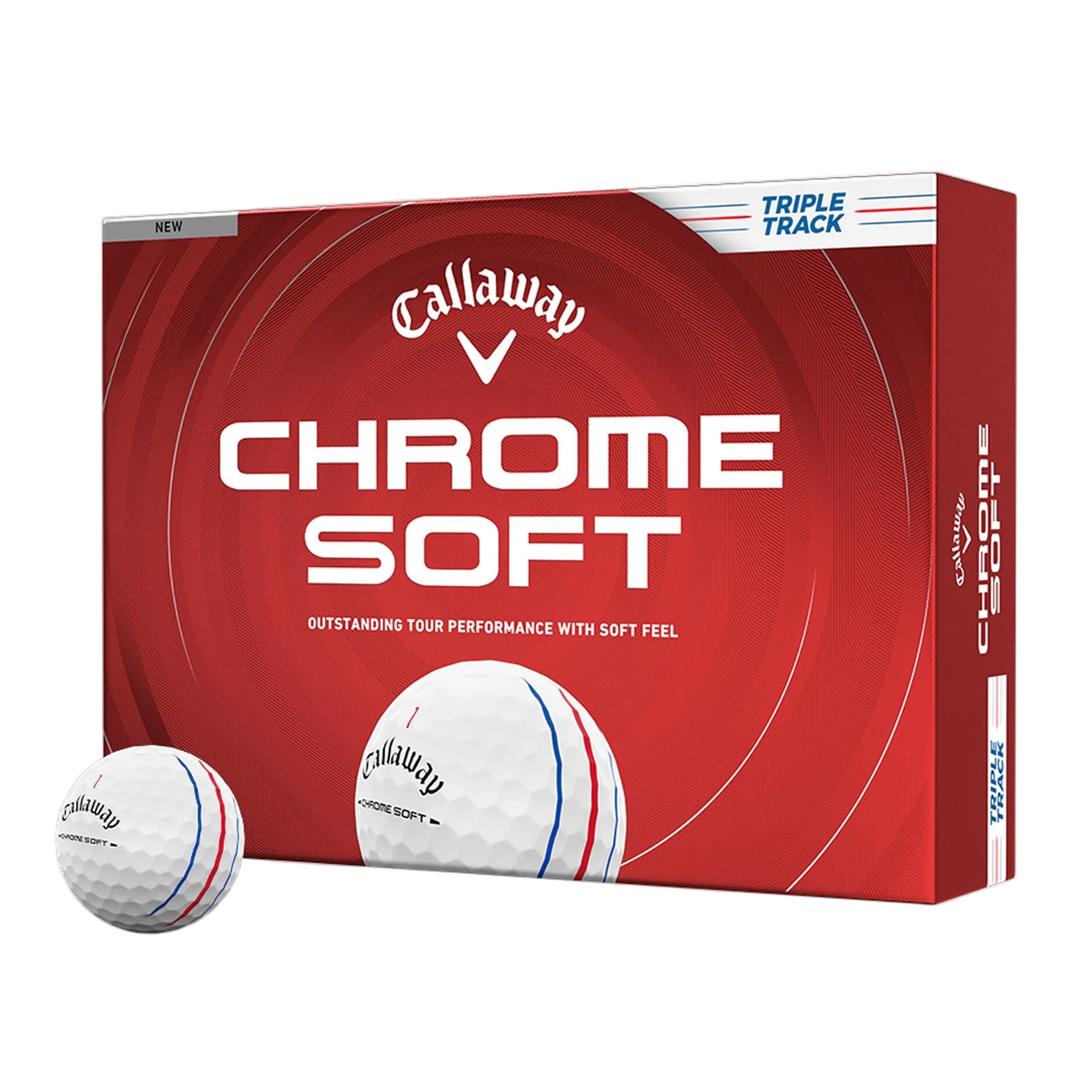 Callaway 26' Chrome Soft Triple Track Golf Balls - Dozen