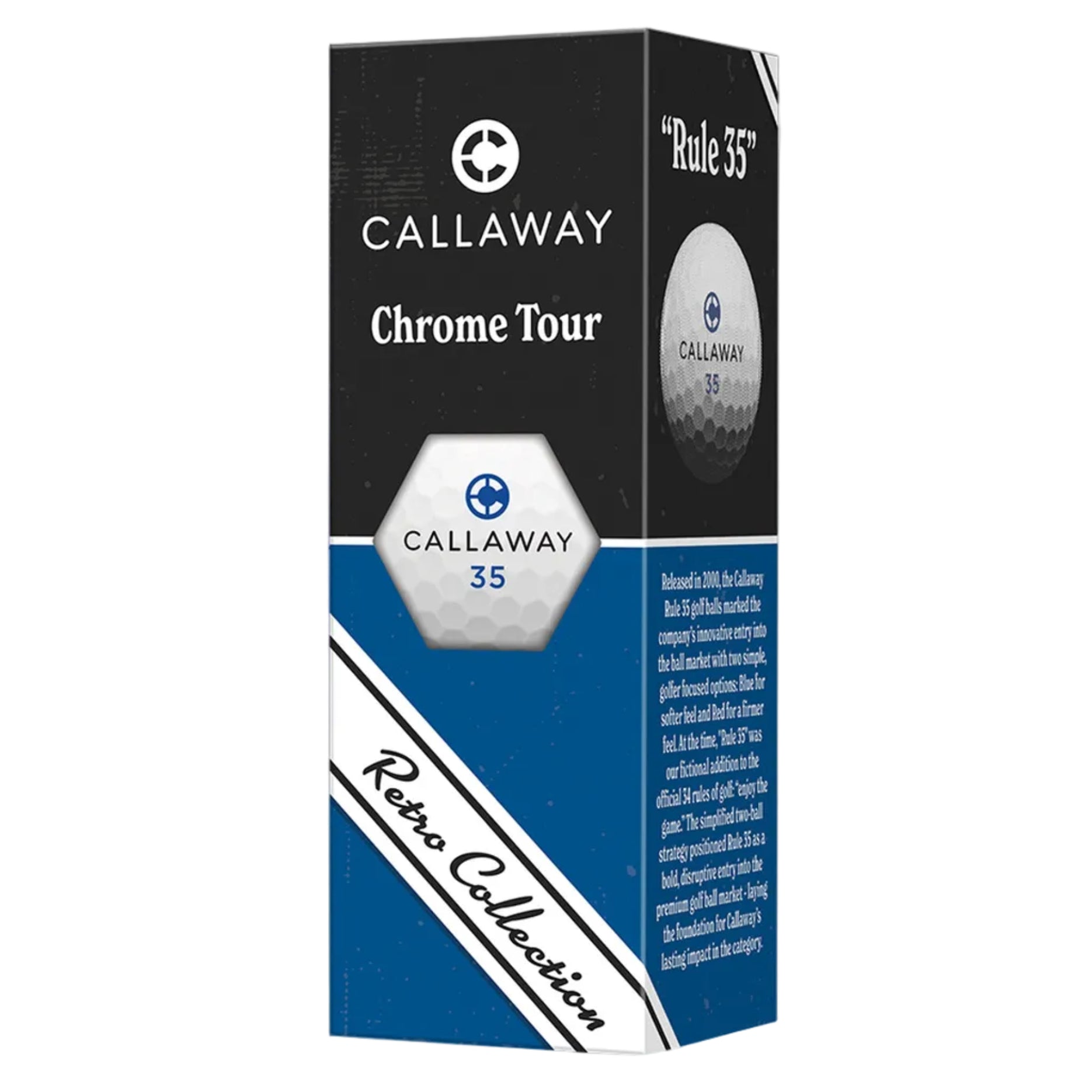Callaway Limited Edition 'Rule 35' Chrome Tour Balls