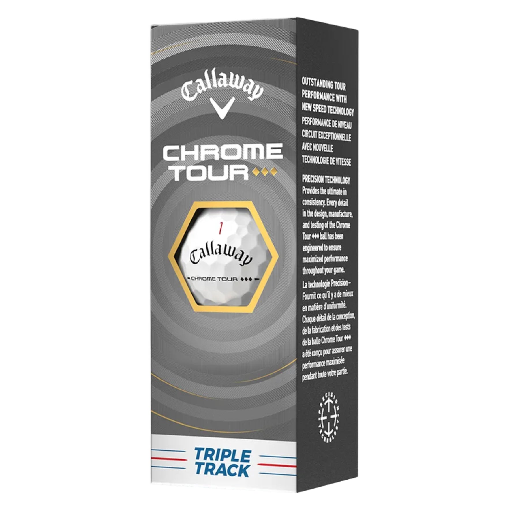 Callaway 26' Chrome Tour Triple Diamond Triple Track Golf Balls - Dozen