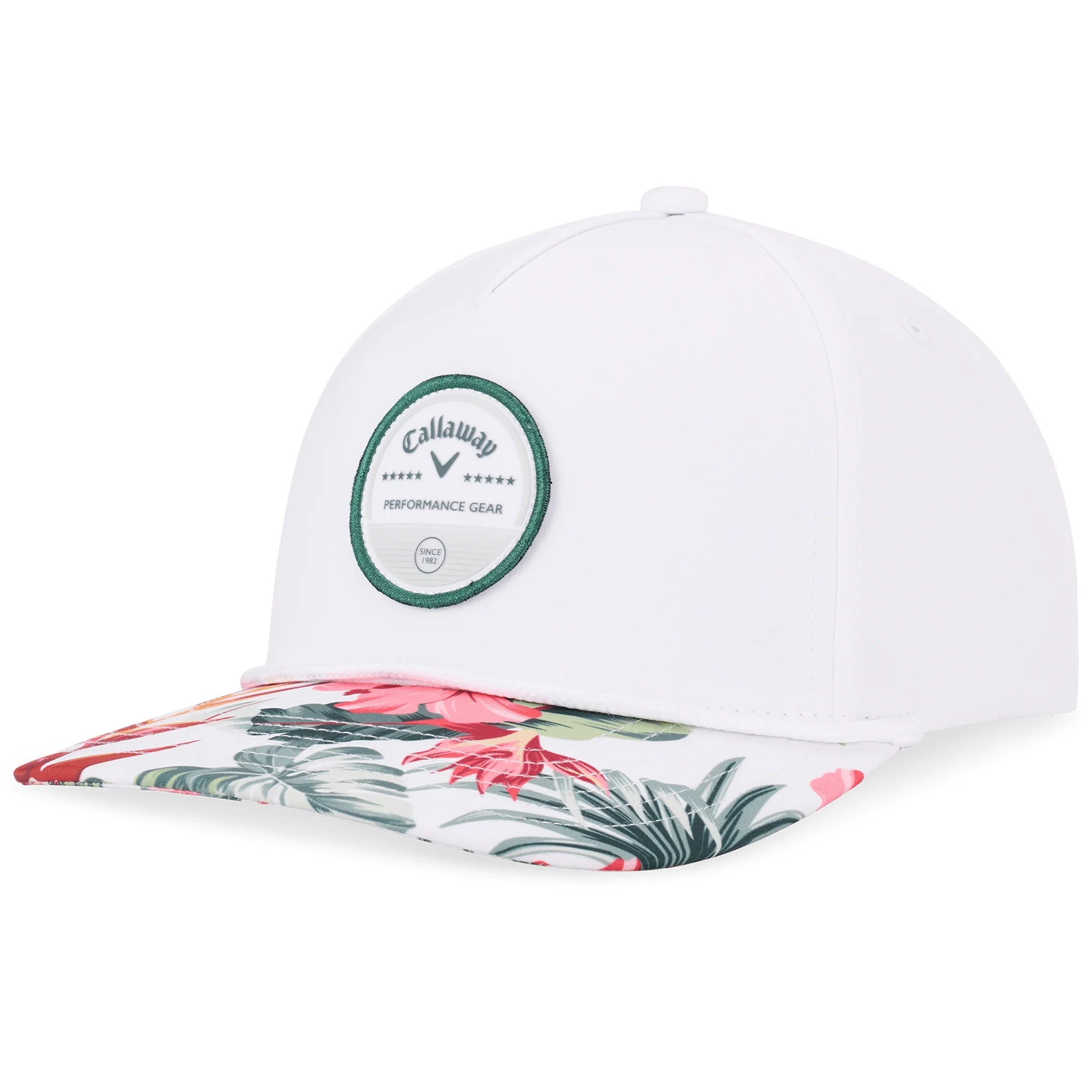 Callaway Bogey Free Snapback Cap - White/Tropical