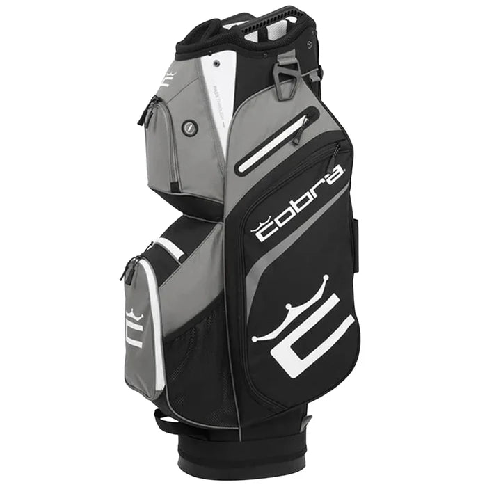 Cobra Signature Cart Bag - Bright White/Castlerock/Puma Black