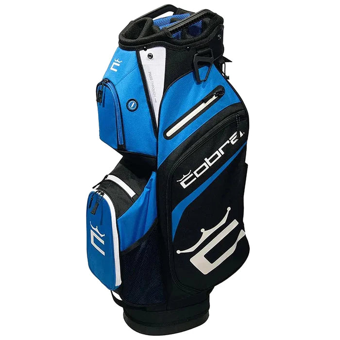 Cobra Signature Cart Bag - Bright White/Puma Black/Electric Blue
